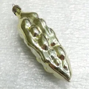 Vintage USSR Glass Christmas Ornament Wheat