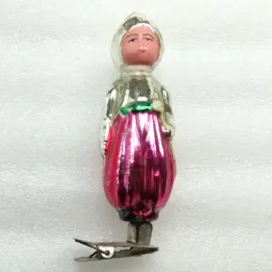 Vintage USSR Glass Christmas Ornament Tree Aladdin