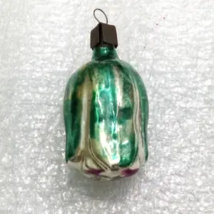 Vintage USSR Glass Christmas Ornaments Tree Decororation Old Flower
