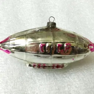 Vintage USSR Glass Christmas Ornaments Tree Decororation Dirigible
