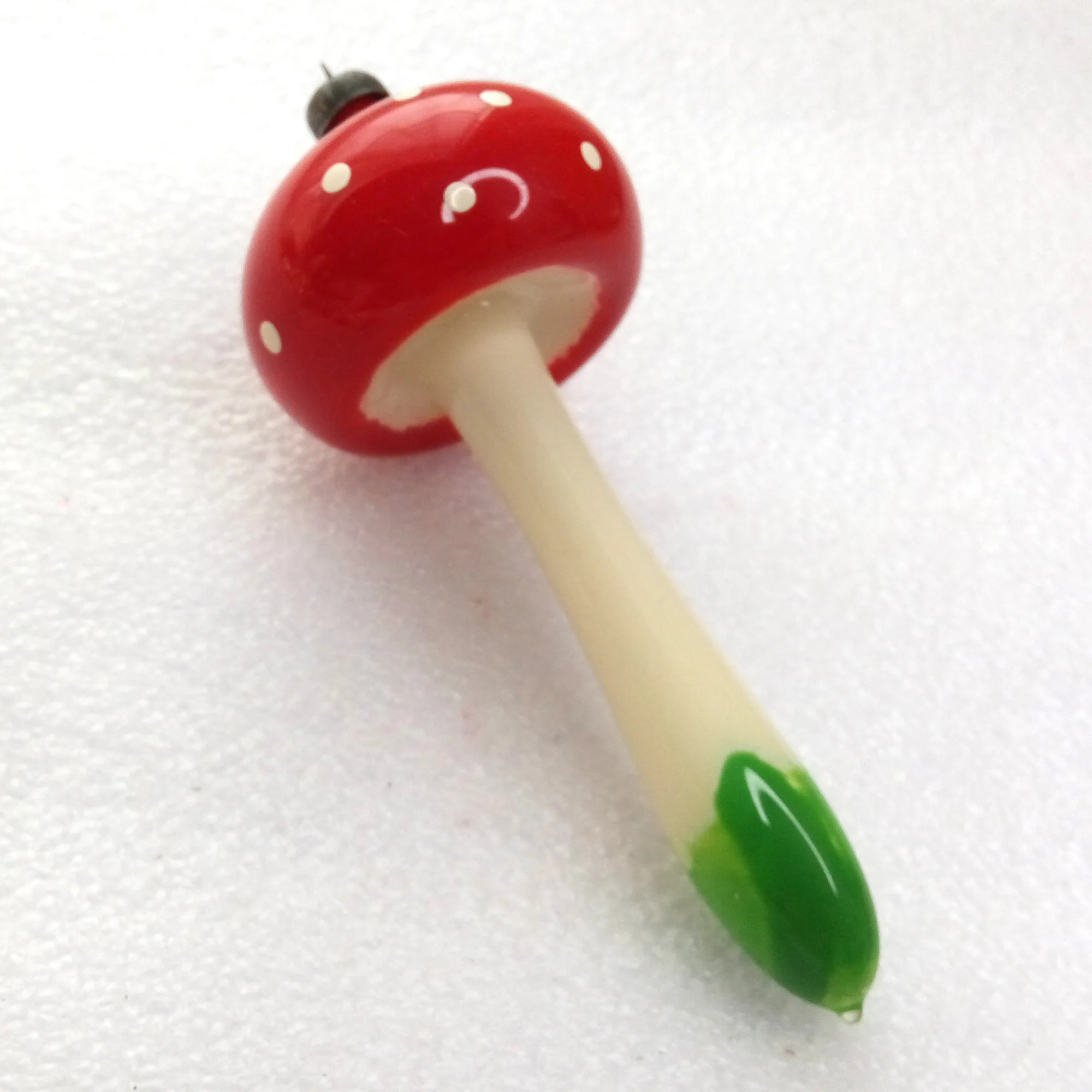 Unicue Antique Vintage Glass Christmas Ornament Decor Mushroom