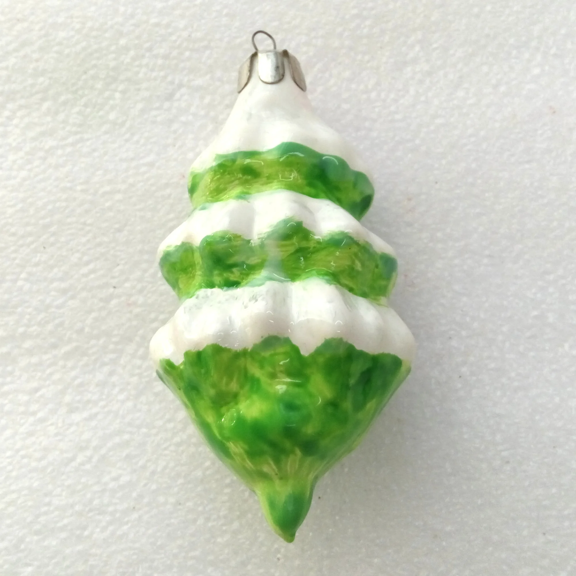 Unic Antique Vintage Glass Christmas Ornament Old