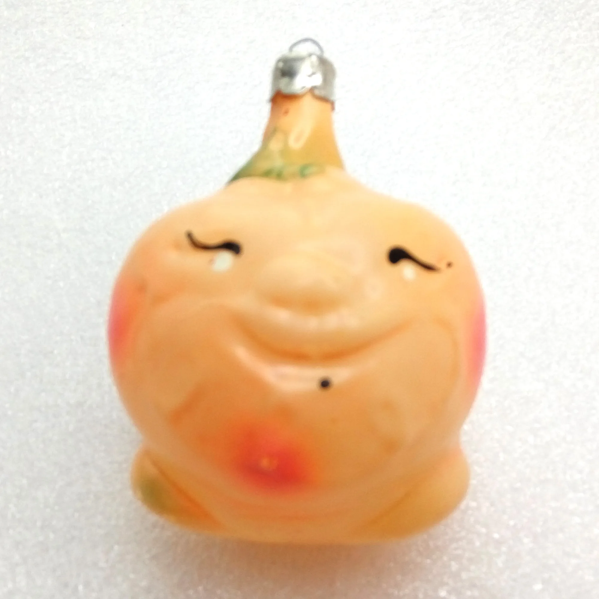 Antique Vintage Glass Christmas Ornament Kolobok