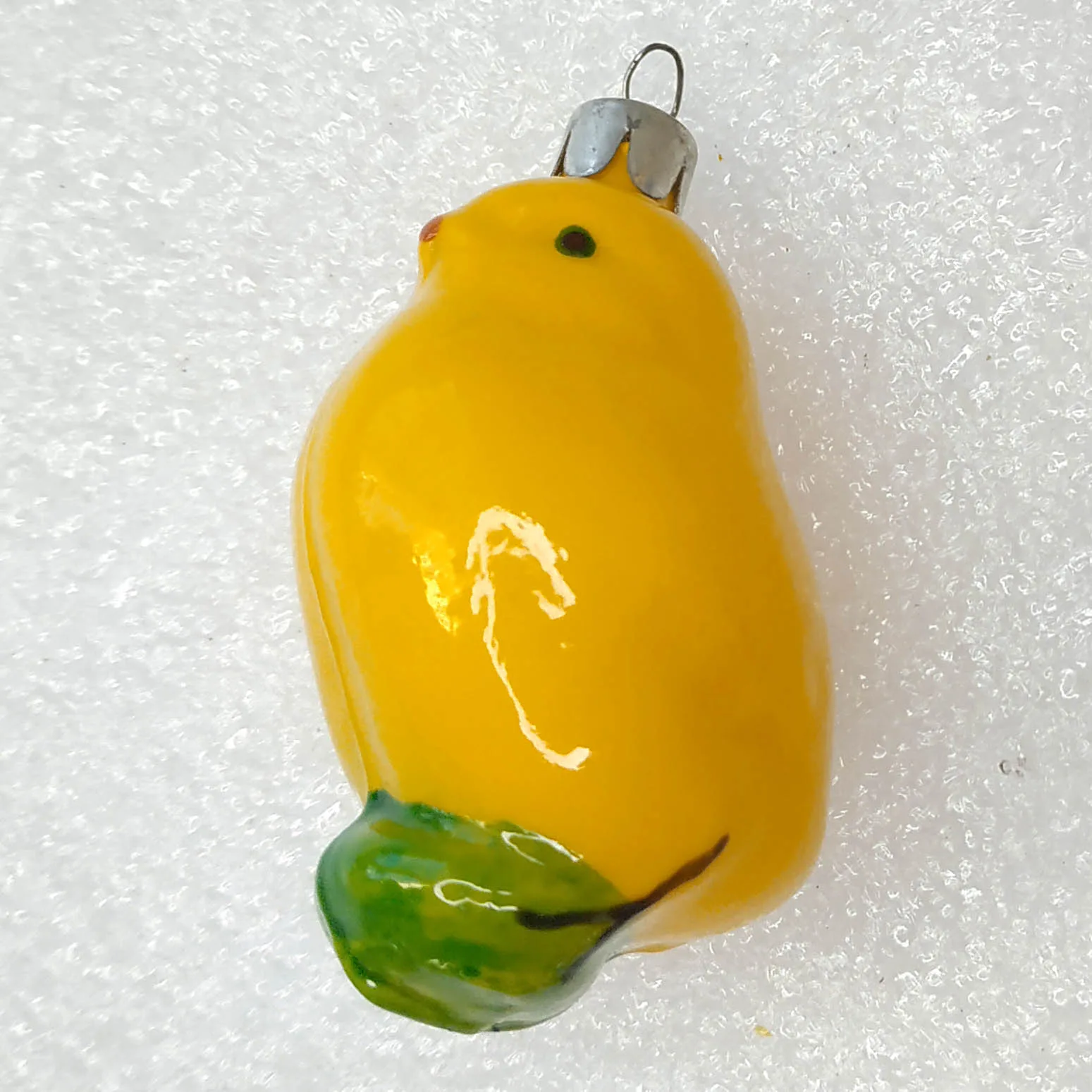 Antique Vintage USSR Glass Old Christmas Ornament Chicken