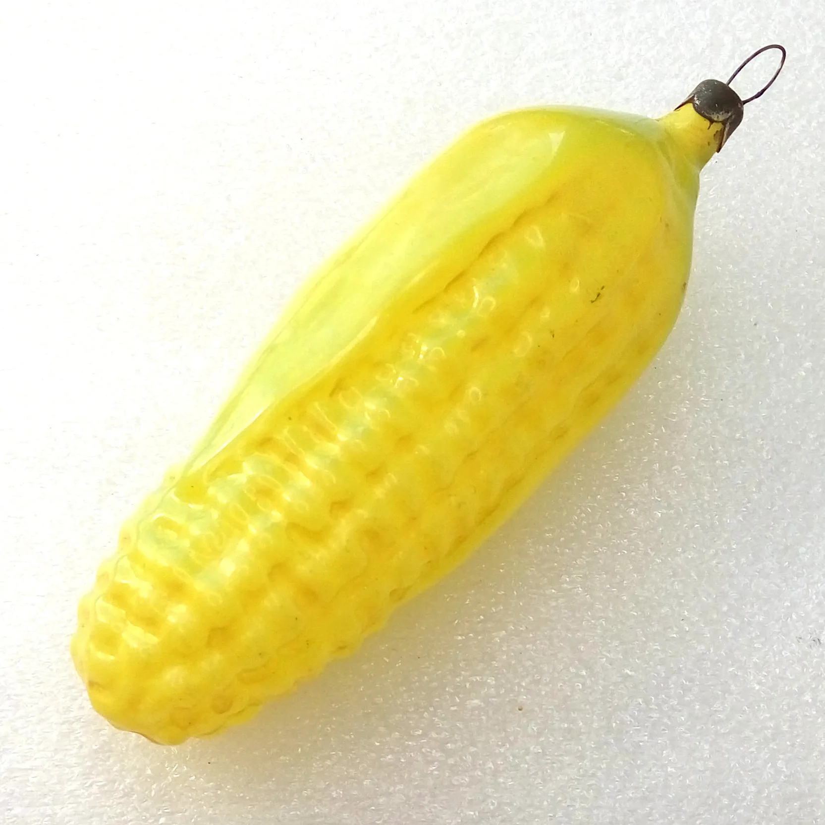 Vintage Glass Christmas Ornament Tree Corn