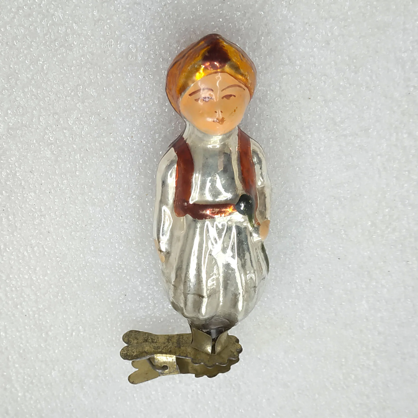 Antique Vintage Russian Glass Christmas Ornaments Aladdin