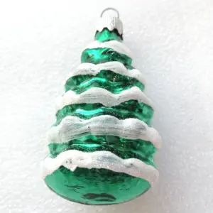 Modern Ukrainian Glass Christmas Ornament