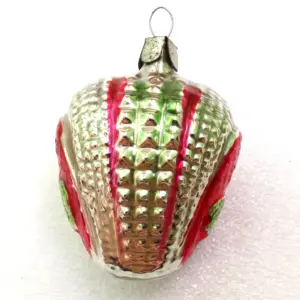 Vintage USSR Glass Christmas Ornament