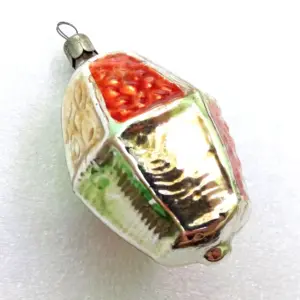 Vintage USSR Glass Christmas Ornament