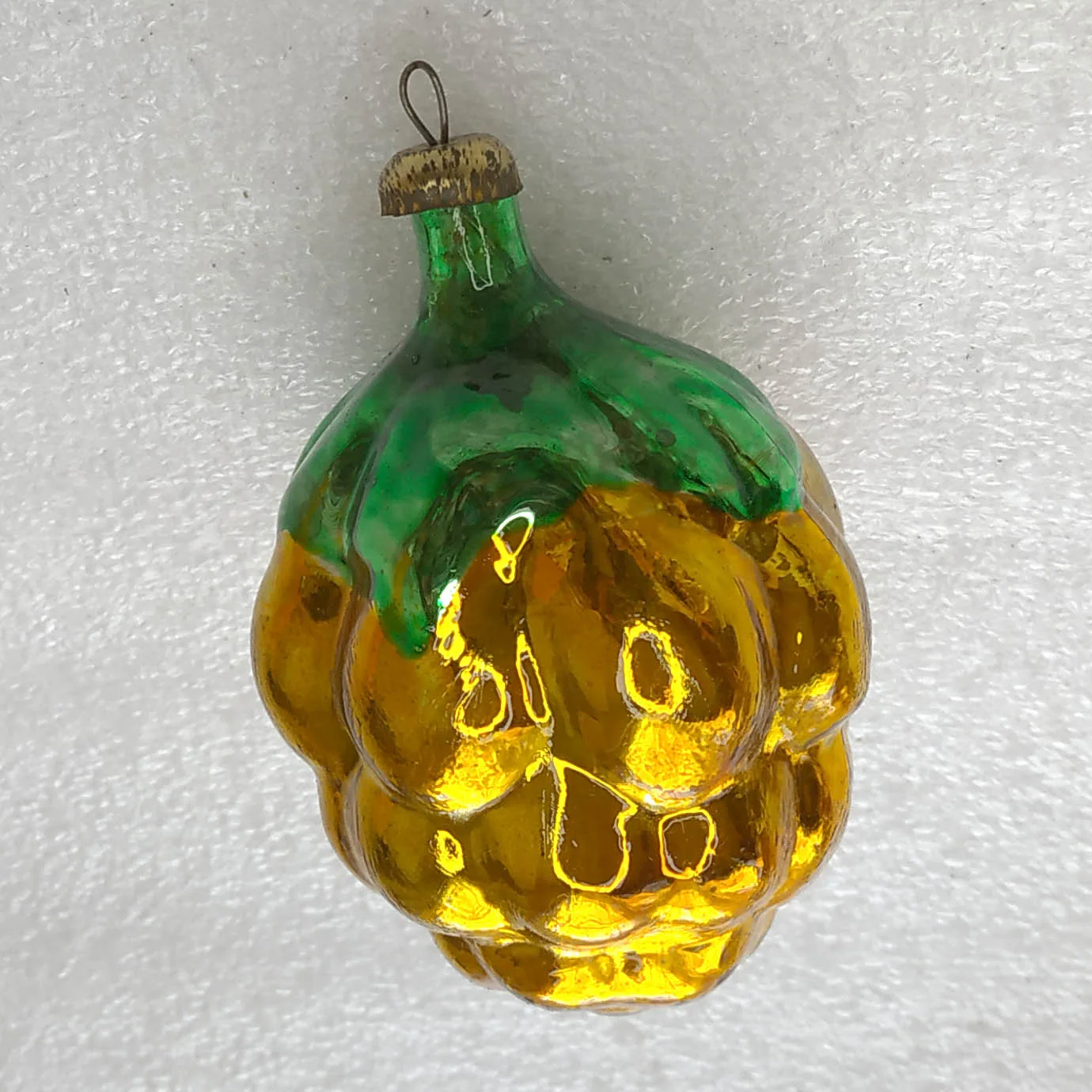 Vintage Mercury Glass Christmas Ornament USSR Old Berry