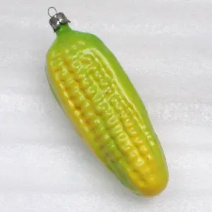 Old Antique Vintage Glass Christmas Ornament Corn