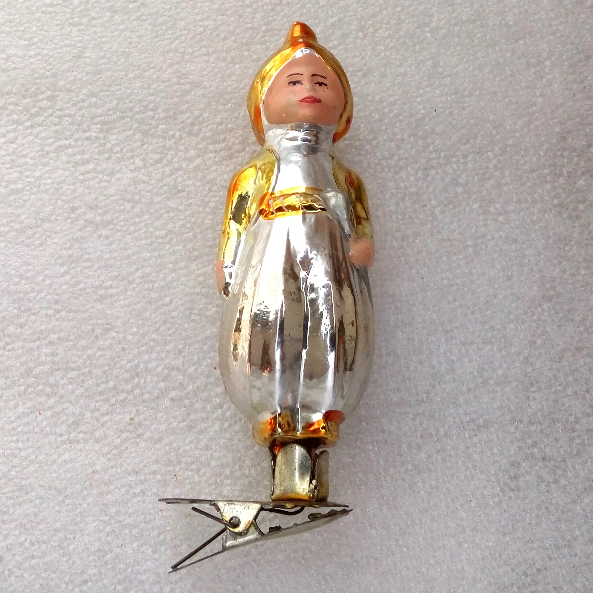 Old Antique Vintage Glass Christmas Ornament Aladdin