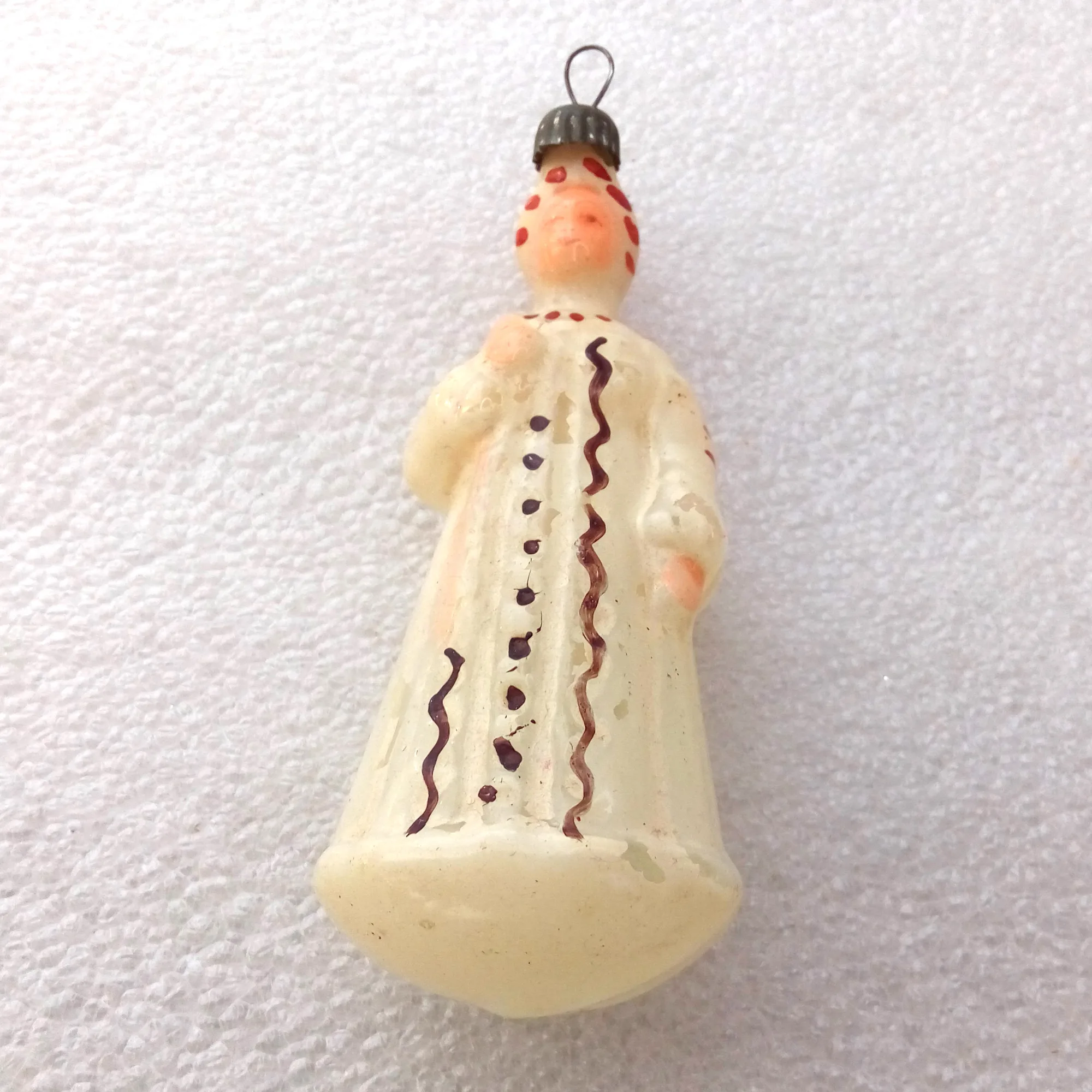 Antique Vintage Glass Christmas Ornament Queen