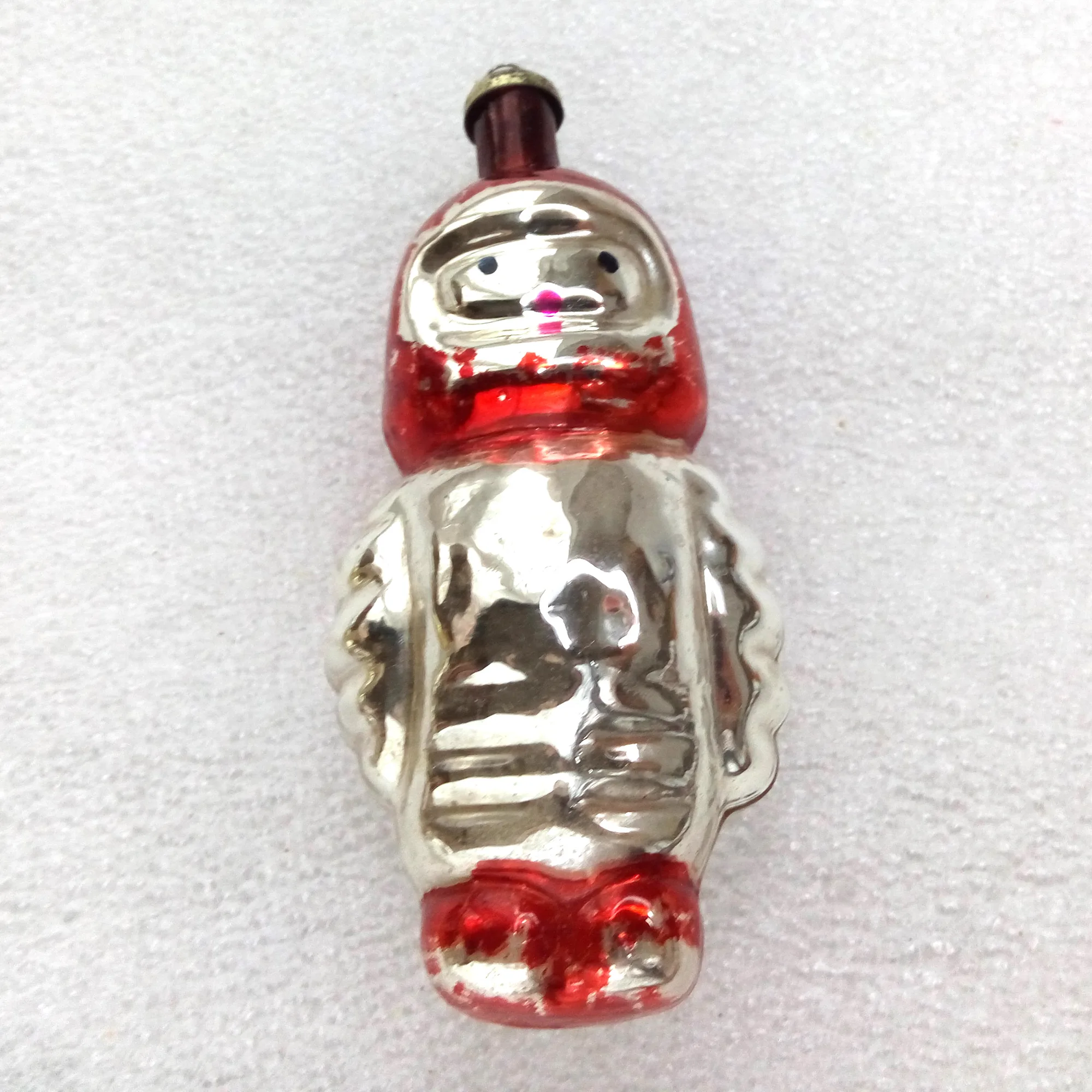 Old Antique Vintage Glass Christmas Ornament Astronaut