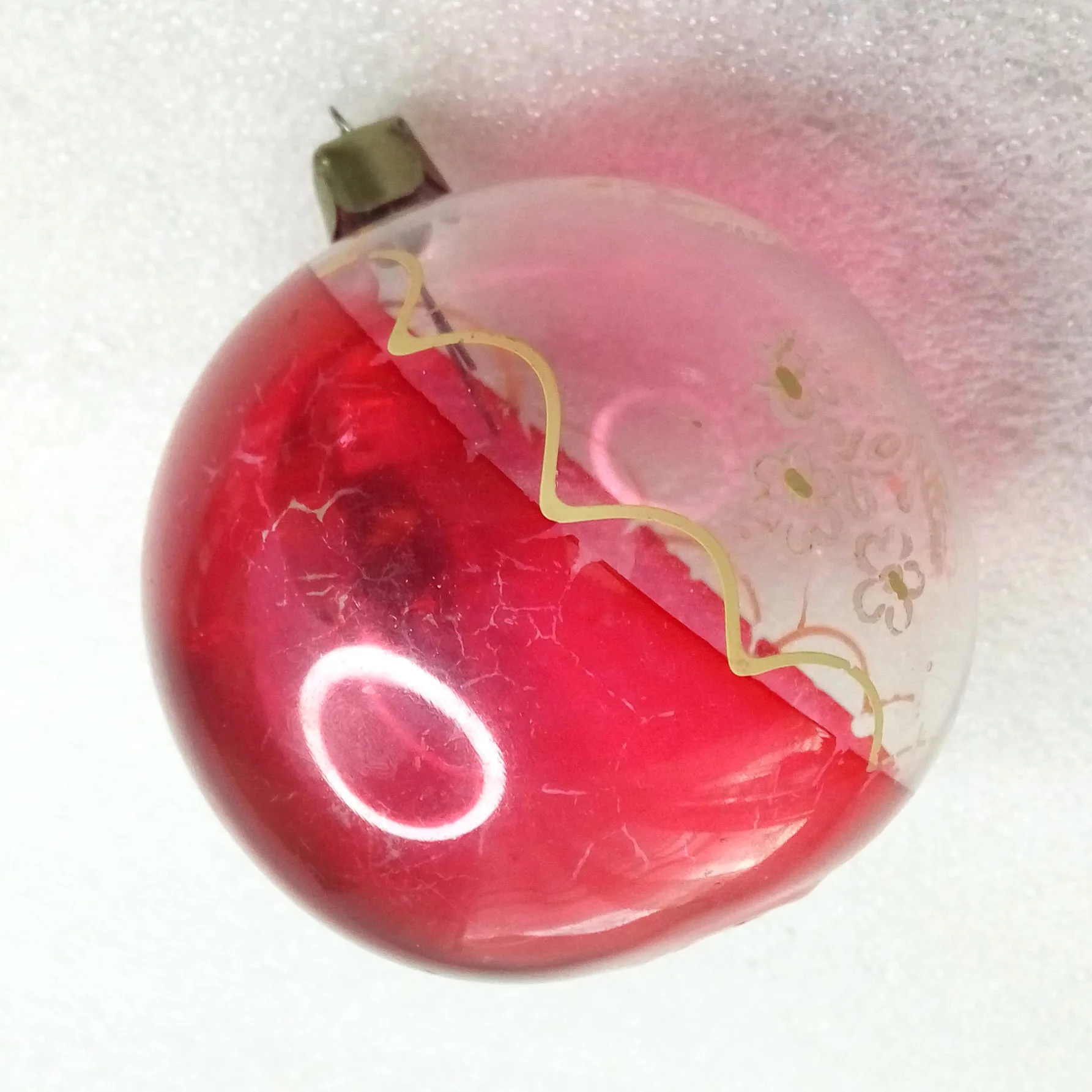 Antique Vintage Glass Christmas Ornament Ball