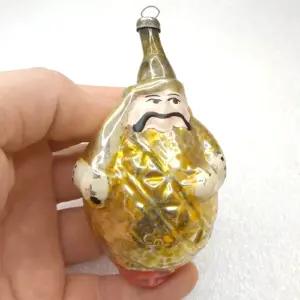 Antique Vintage USSR Glass Christmas Ornament Prince Lemon