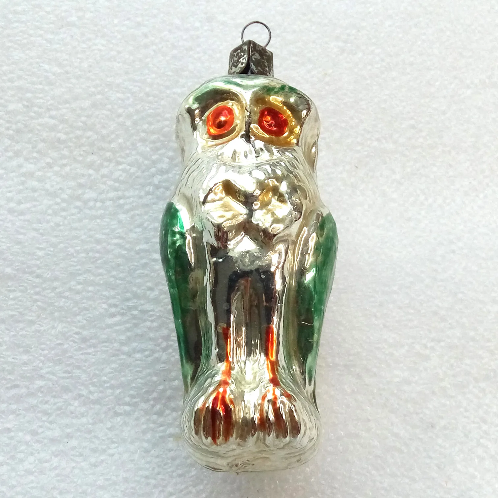 Vintage Glass Christmas Ornaments Owl
