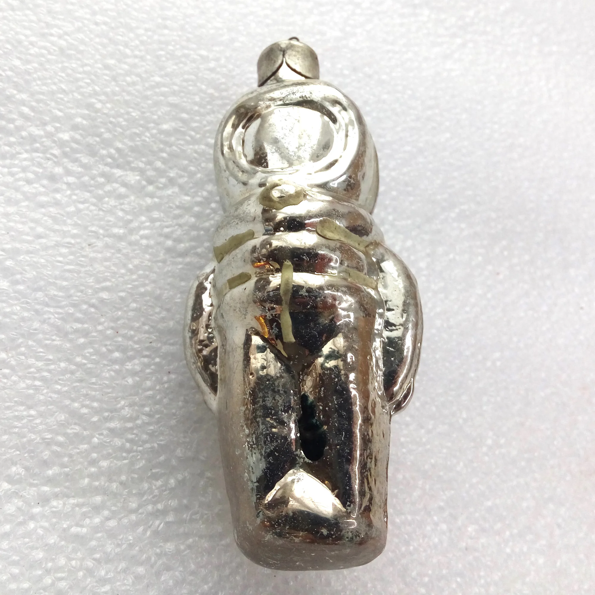 Old Antique Vintage Glass Christmas Ornament Astronaut