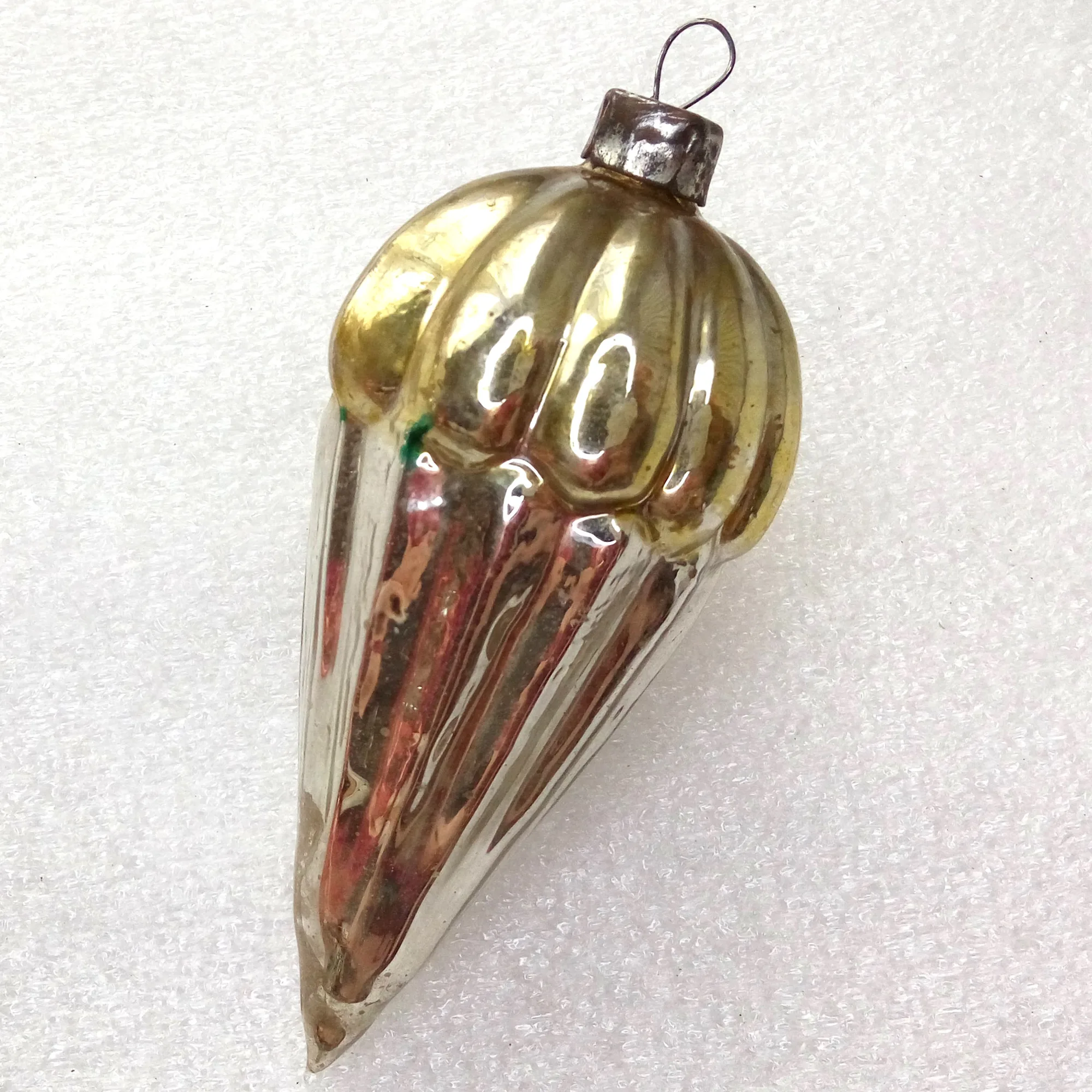 Vintage Ukrainian Glass Christmas Tree Ornament Parachute