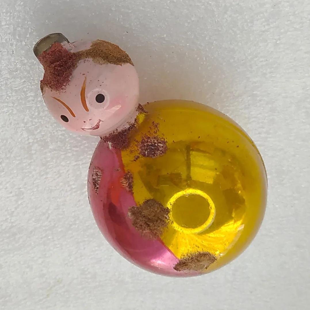 Antique Vintage Glass USSR Christmas Ornament Tree Toy Clown