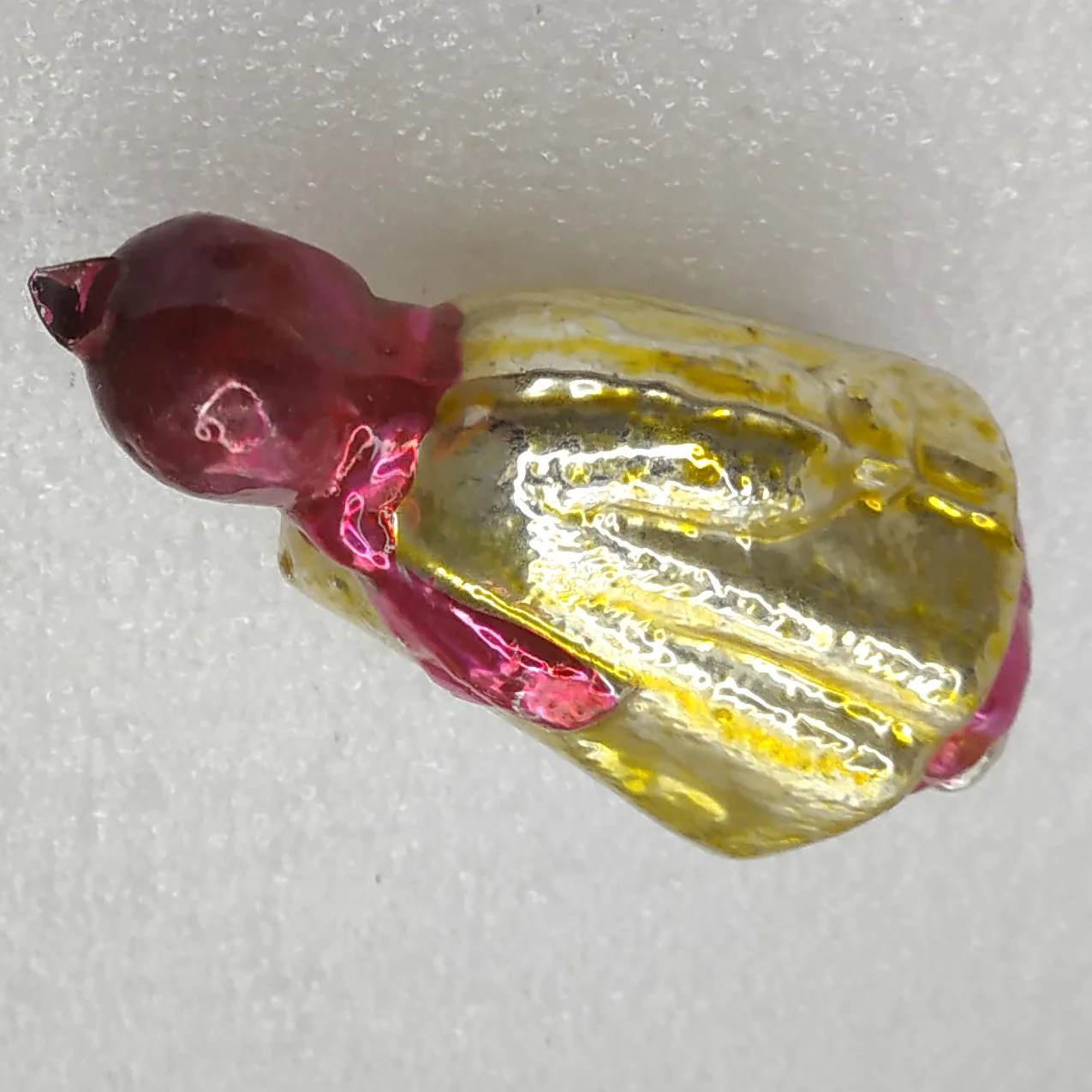 Antique Vintage USSR Glass Christmas Ornament Tree Toy Girl