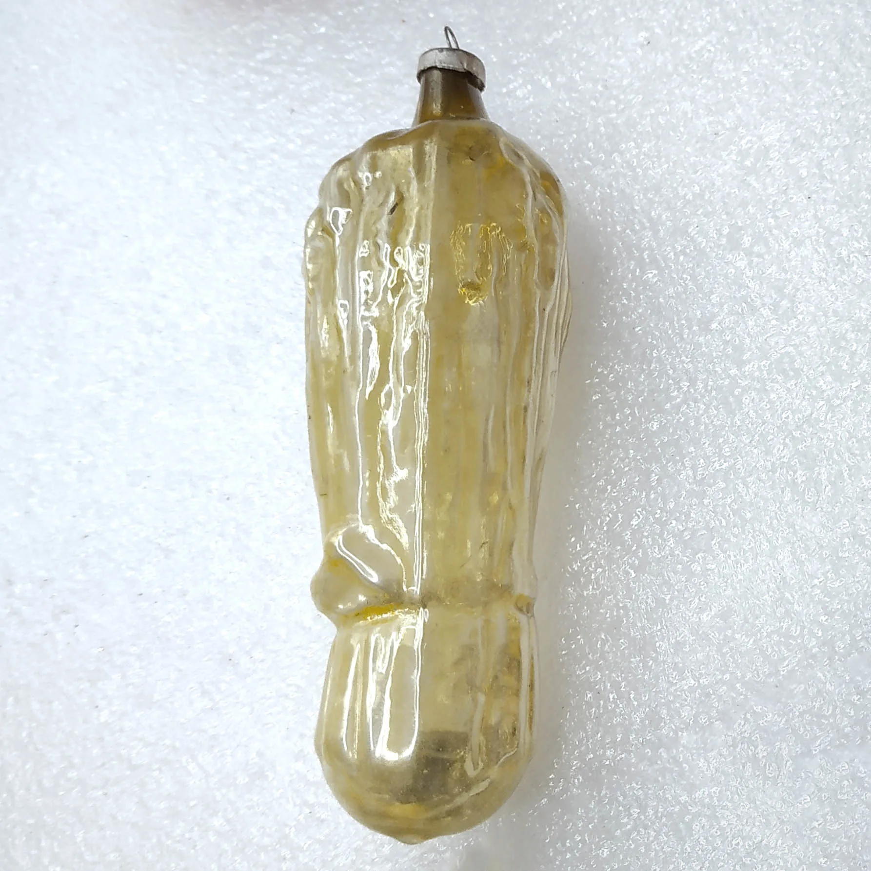 Antique Vintage Glass Christmas Ornament USSR Decor Sheaf of Wheat