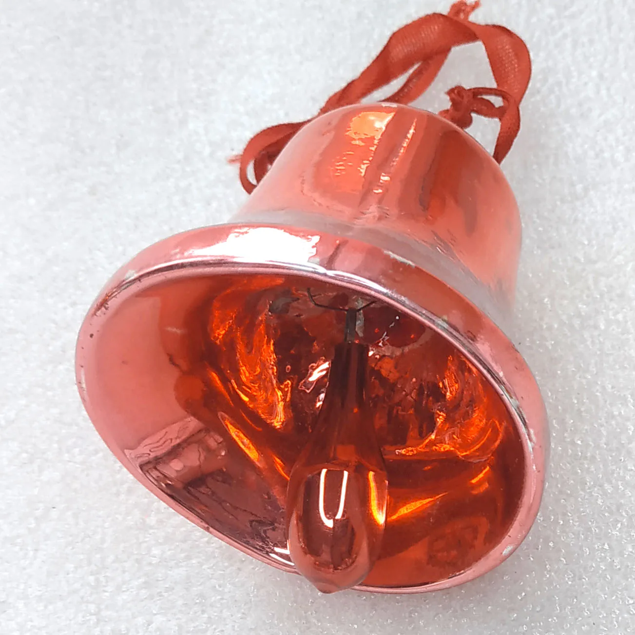 Antique Vintage GDR Glass Christmas Ornament Bell