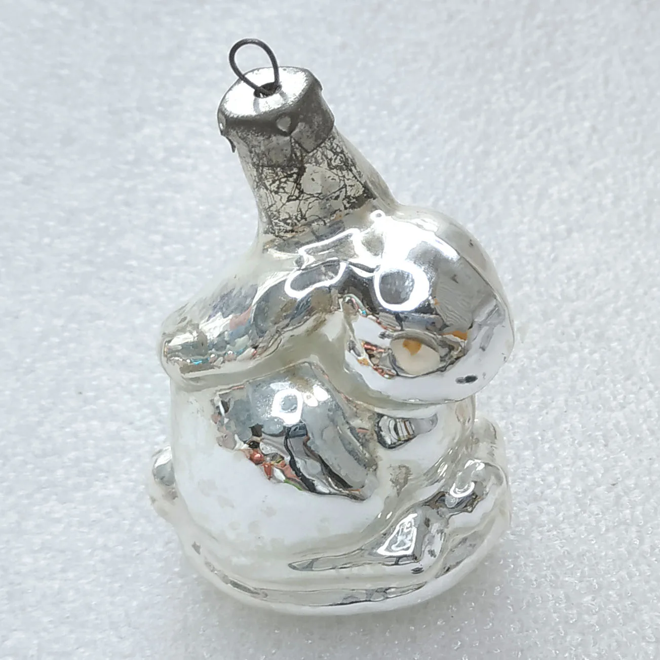 Antique Vintage Glass Christmas Ornament Rabbit