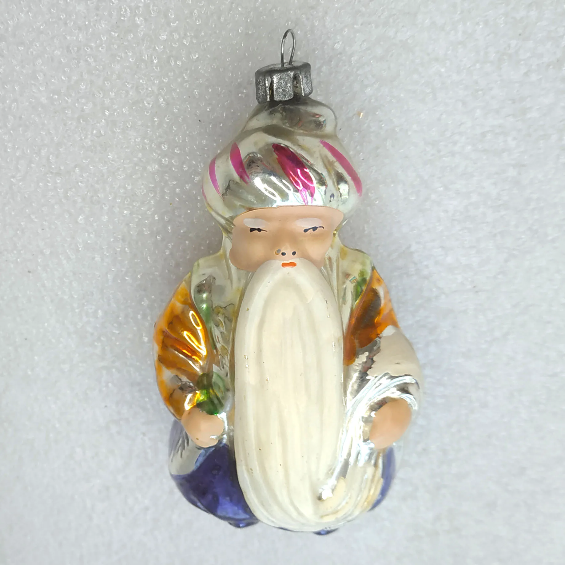Old Antique Vintage Glass Christmas Ornament Sultan