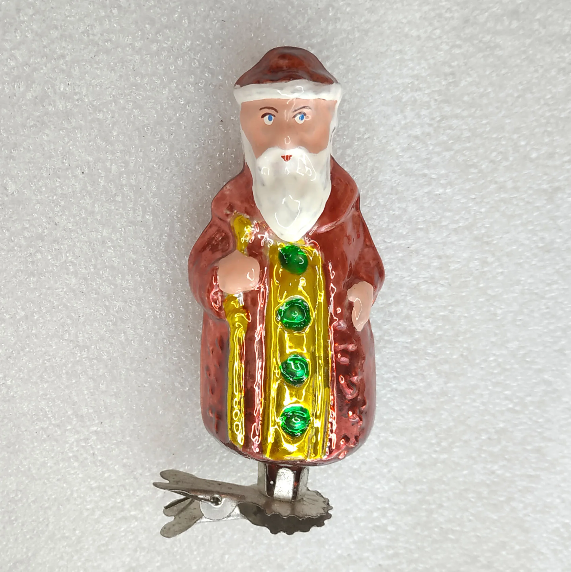 Antique Vintage Glass Christmas Ornament Tsar Dadon