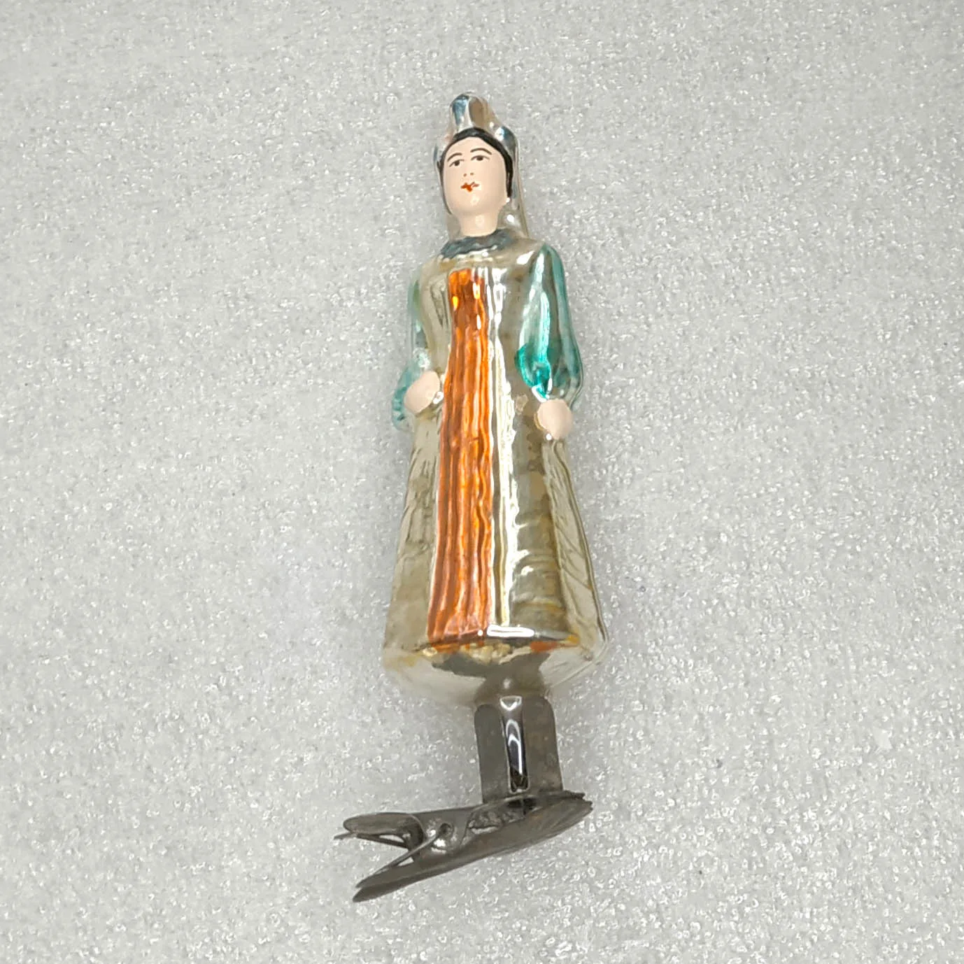 Vintage Glass Ornament Mistress of Copper Mountain USSR Fairy Tale