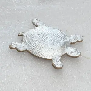 Vintage Christmas Cardboard Dresden Ornament USSR Tree Antique Decor Turtle