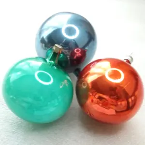 Set of 3 Old Antique Vintage Glass Christmas Ornament Balls