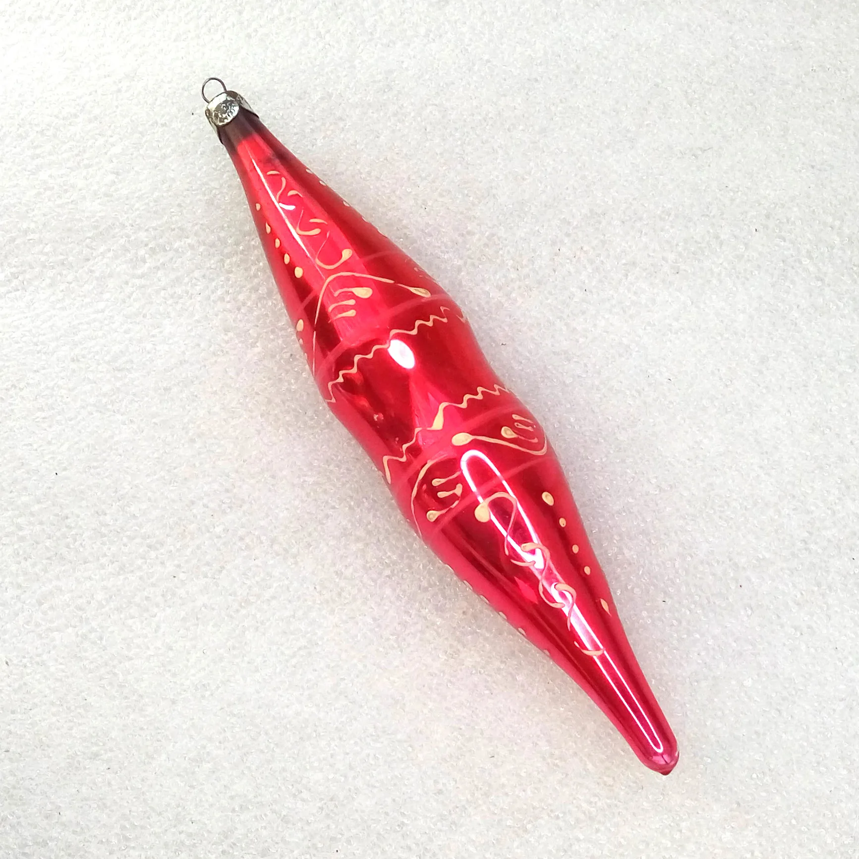 Old Antique Vintage Glass Christmas Ornament Icicle