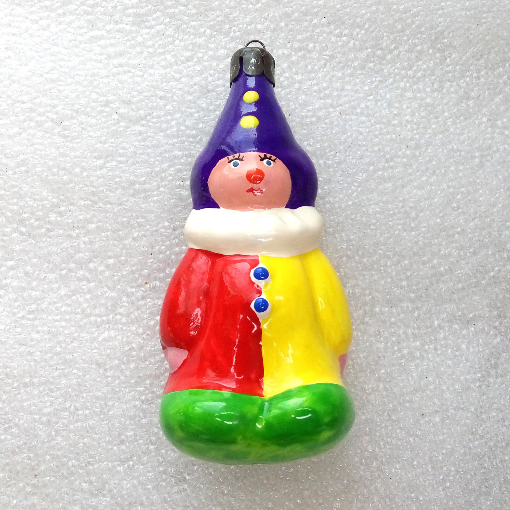 Antique Unique Vintage Glass Christmas Ornaments Clown