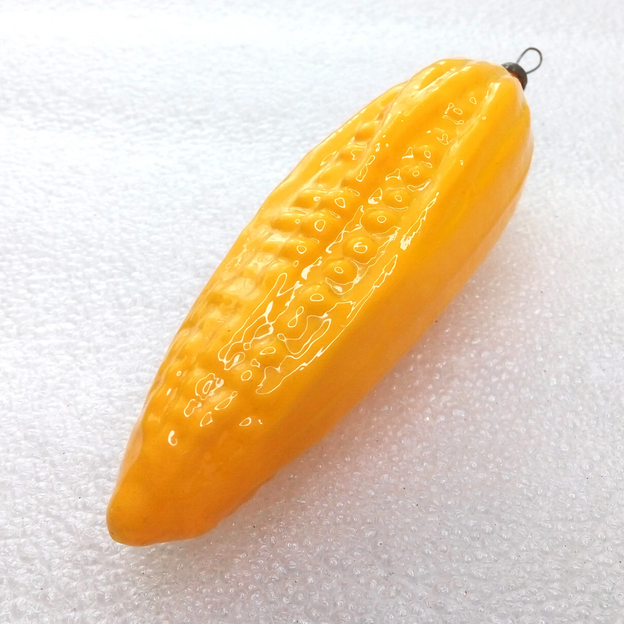 Old Antique Vintage Glass Christmas Ornament Corn