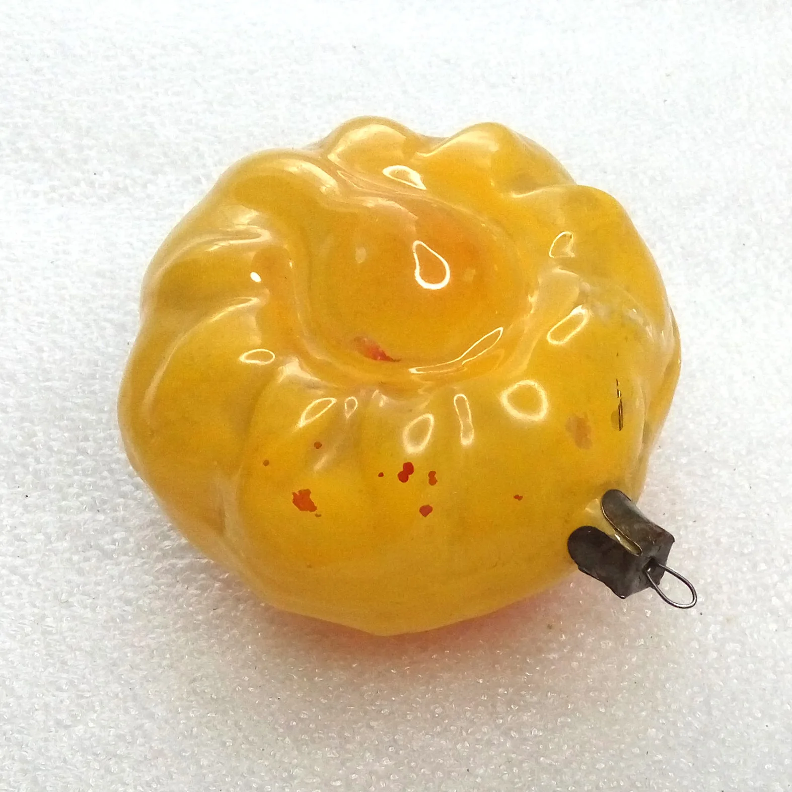 Old Antique Vintage Glass Christmas Ornament Sunflower