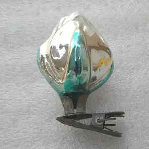 Antique Vintage Mercury Glass Christmas Ornament Tree USSR Decor Flower