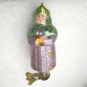 Unique Antique Vintage Glass Christmas Ornament Babariha