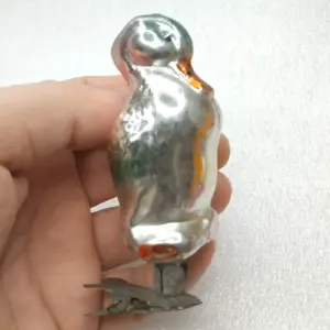 Antique Vintage USSR Glass Christmas Ornament Tree Toy Duck