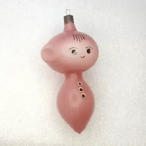 Antique Vintage Glass USSR Christmas Ornament Cheburashka