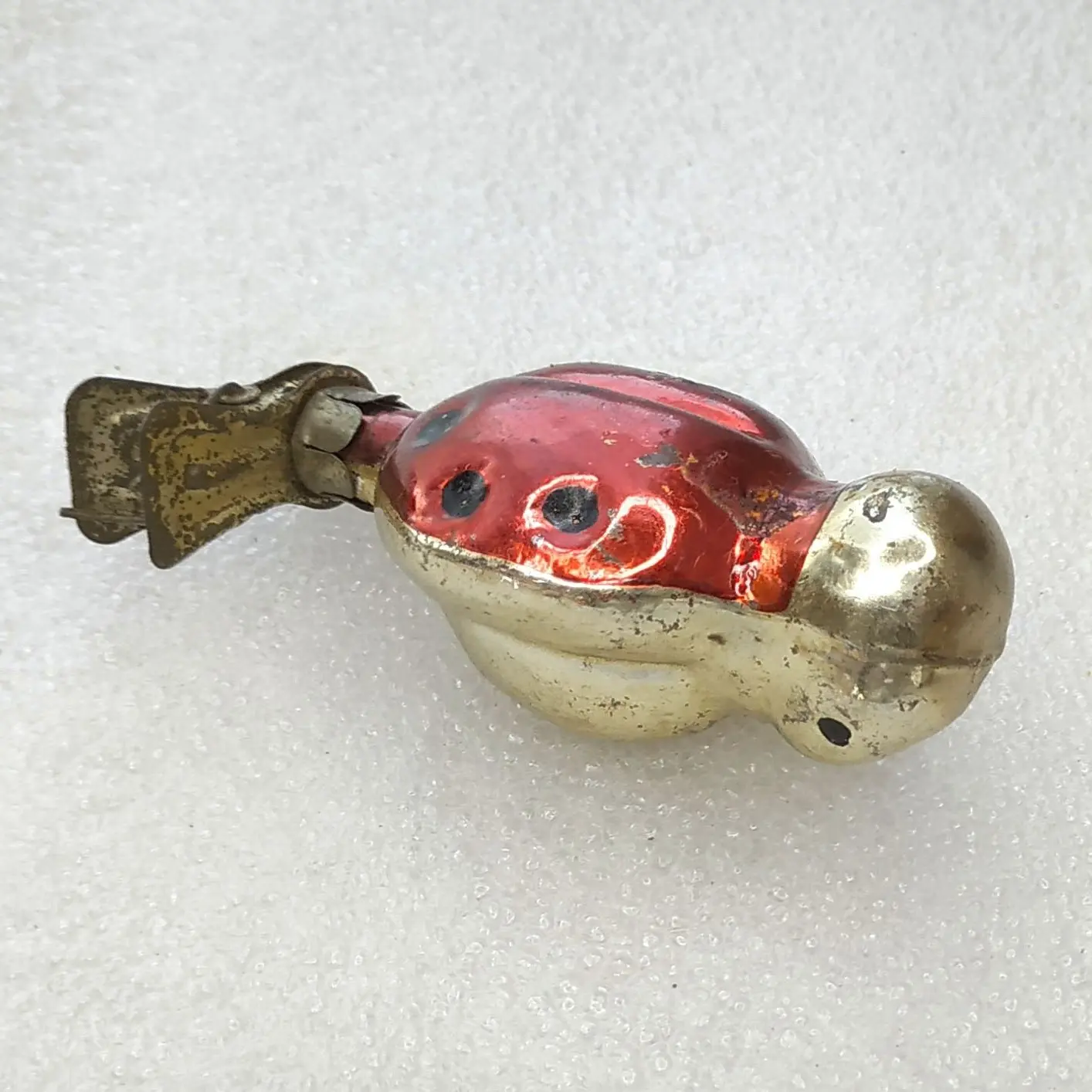 Antique Vintage Russian Glass Christmas Ornaments Bug