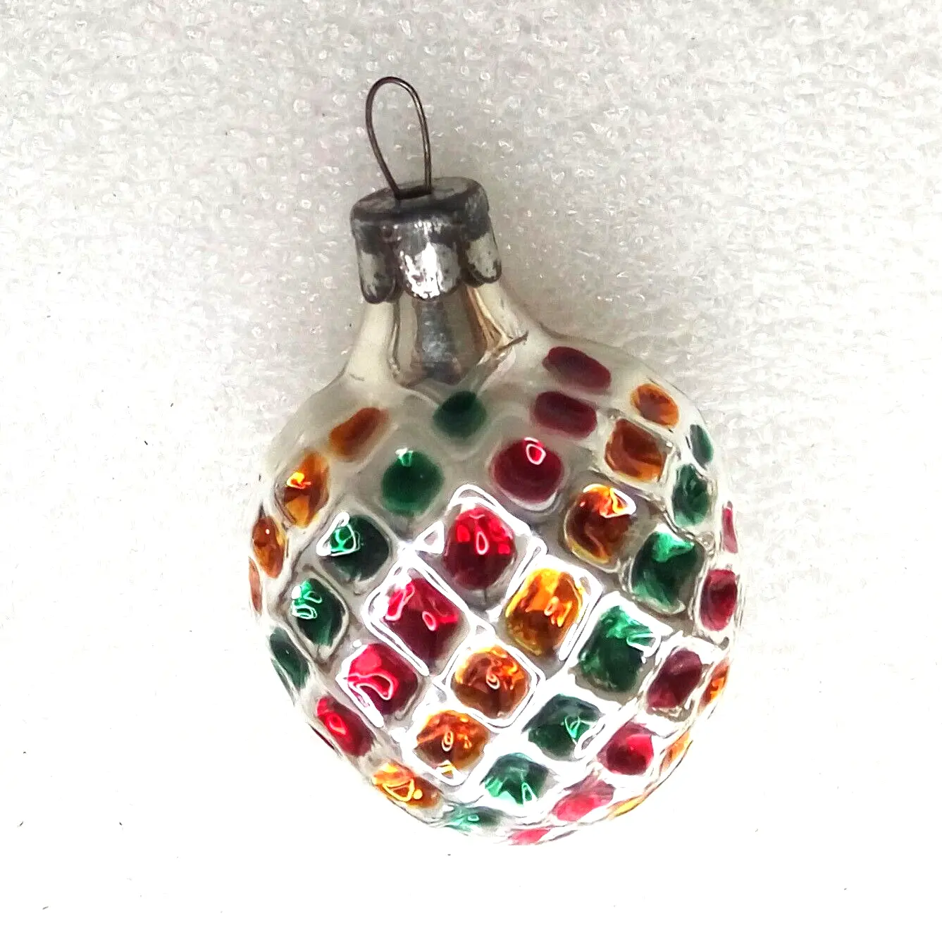 Antique Unique Vintage Glass Christmas Ornaments Heart