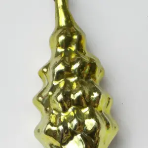 Antique Vintage Silver Glass USSR Christmas Ornament