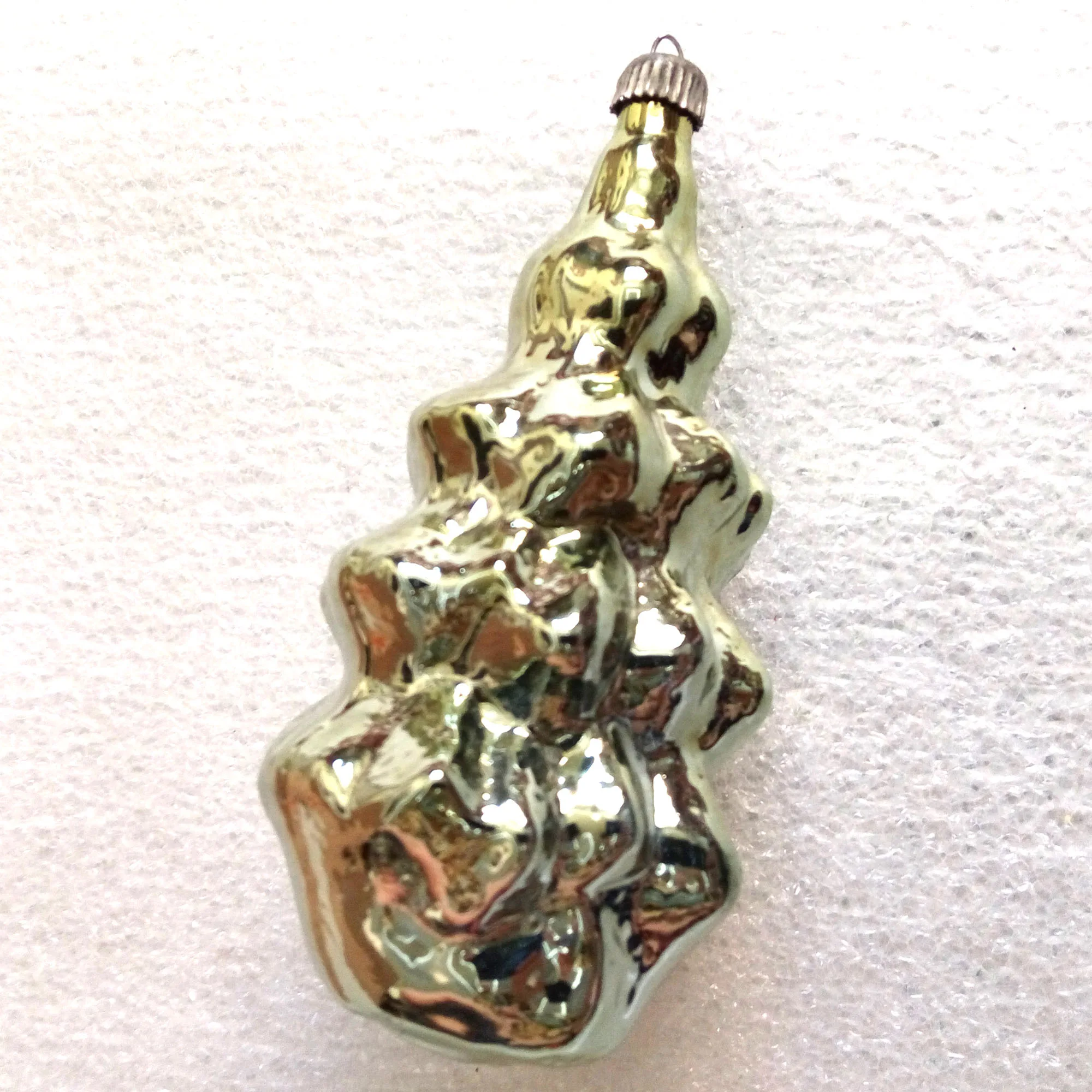 Antique Vintage Ukrainian Glass Christmas Ornaments
