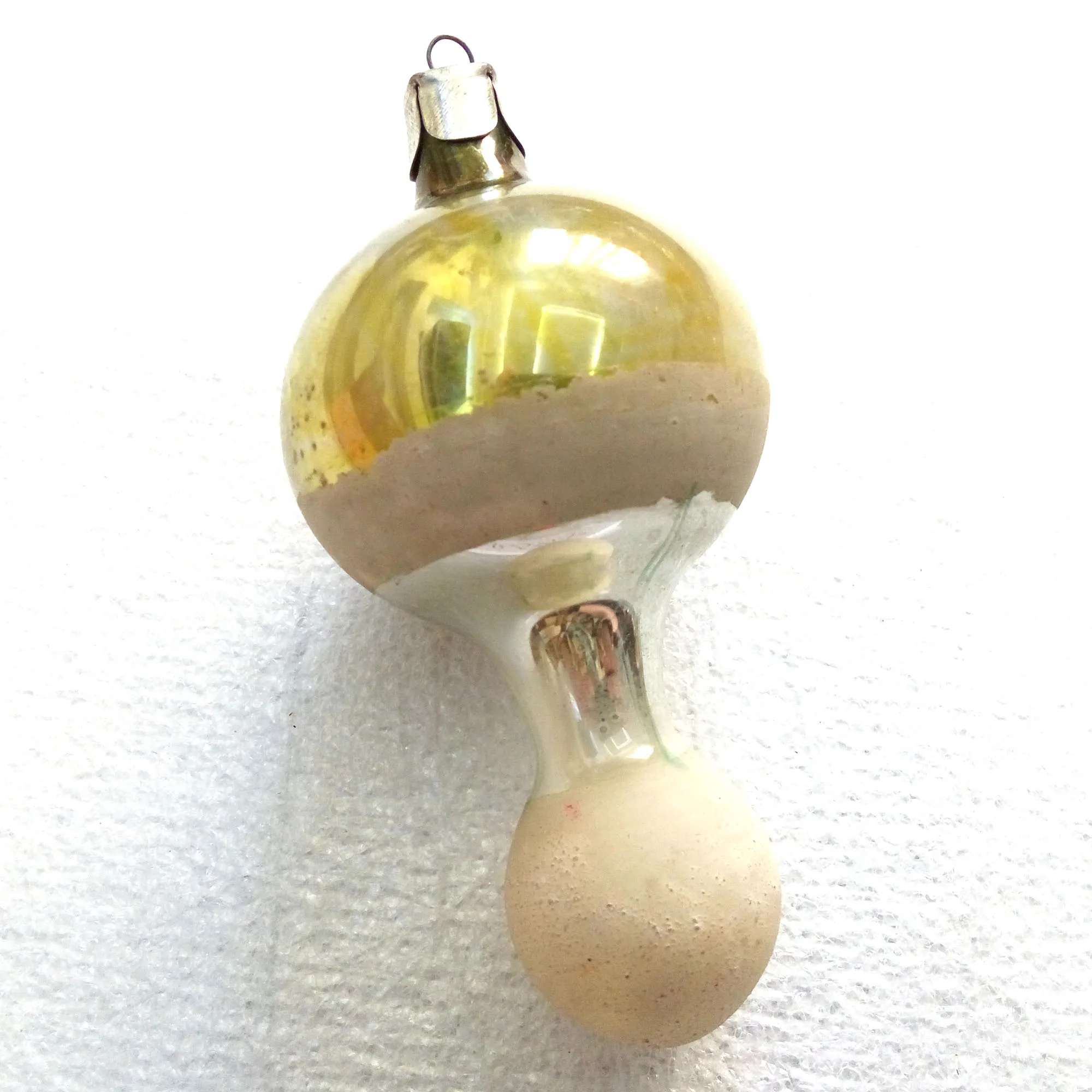 Vintage USSR Glass Christmas Ornaments Parachute