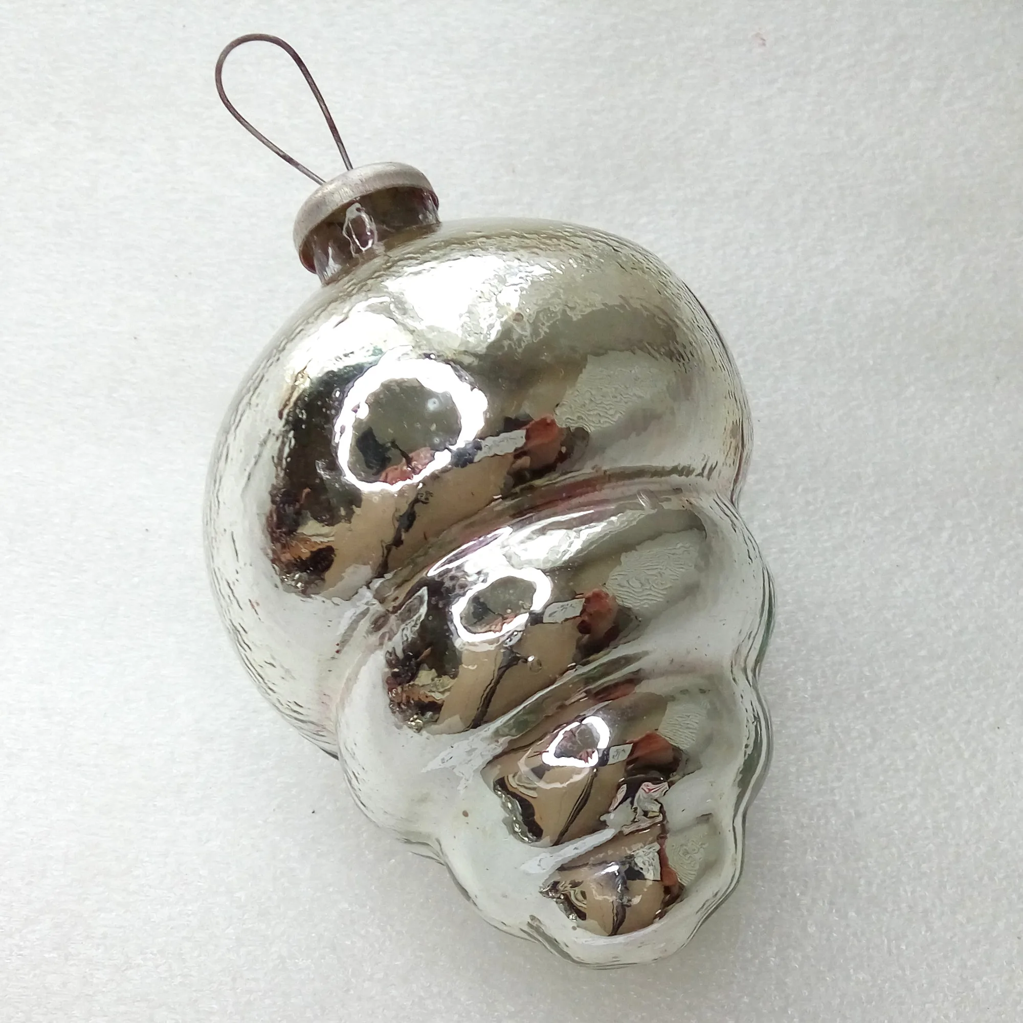 Huge Vintage Glass Christmas Ornament Big Hive