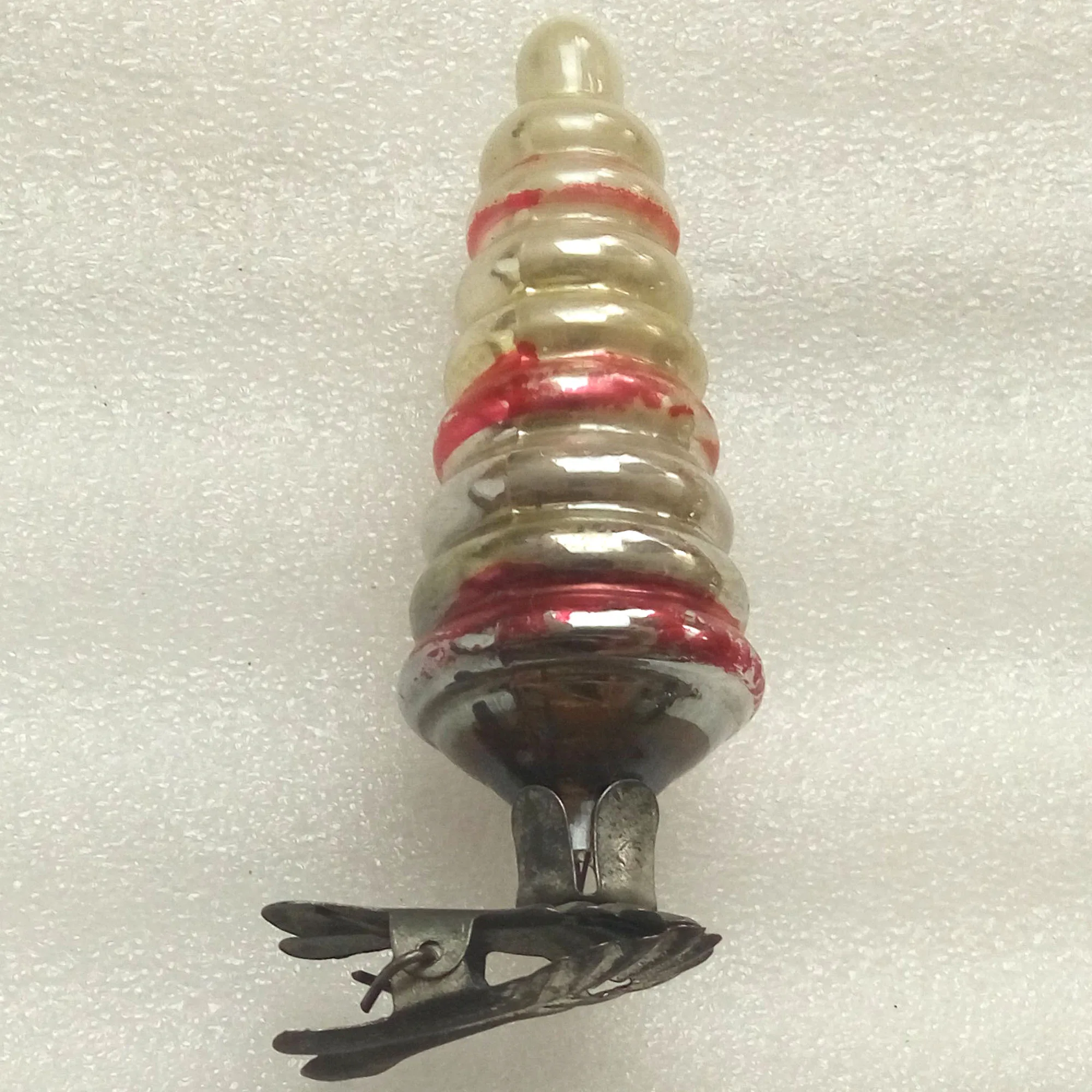 Vintage Ukraine Glass USSR Christmas Ornament
