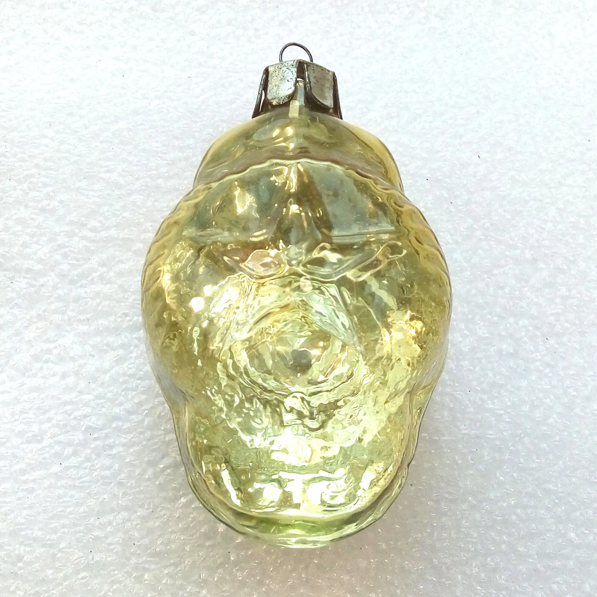 Vintage Glass Christmas Ornament Star