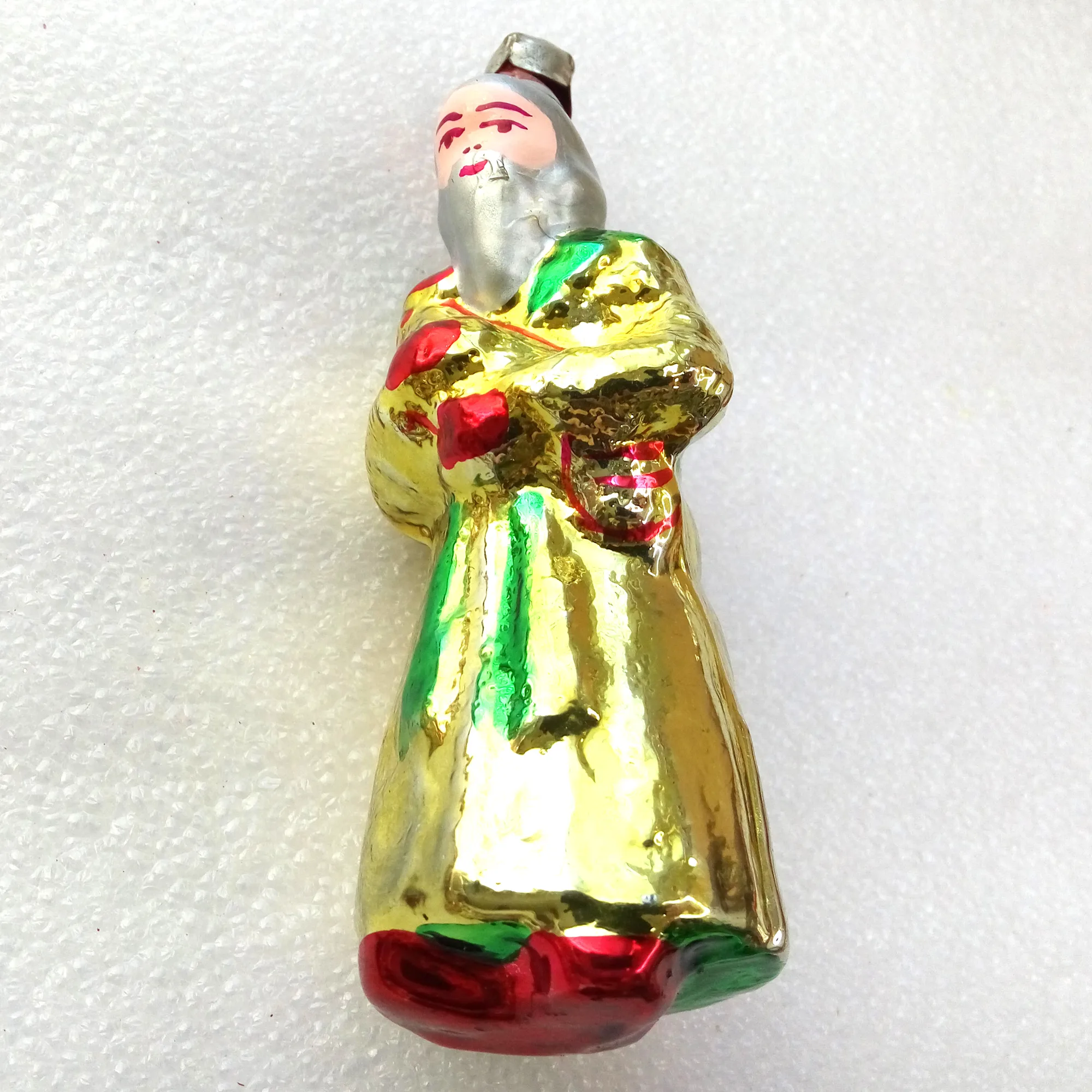 Vintage Glass Christmas Ornament Toy Astrologer